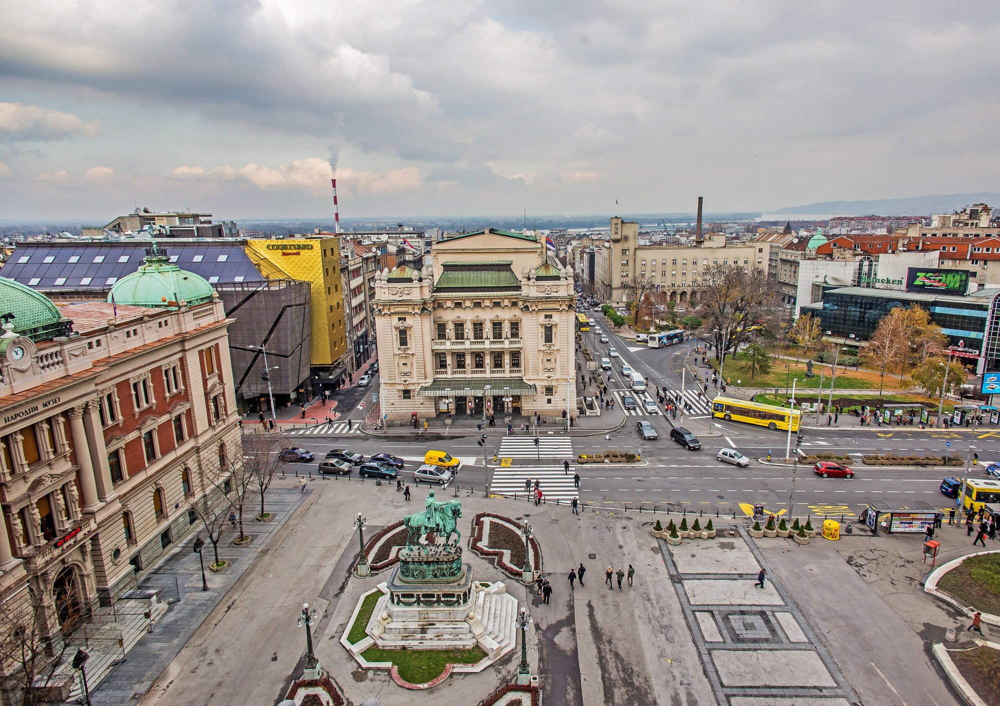 Five Points Square - City Center Beograd Bagian luar foto